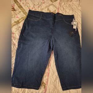 NYDJ Dark Blue Women's Capris